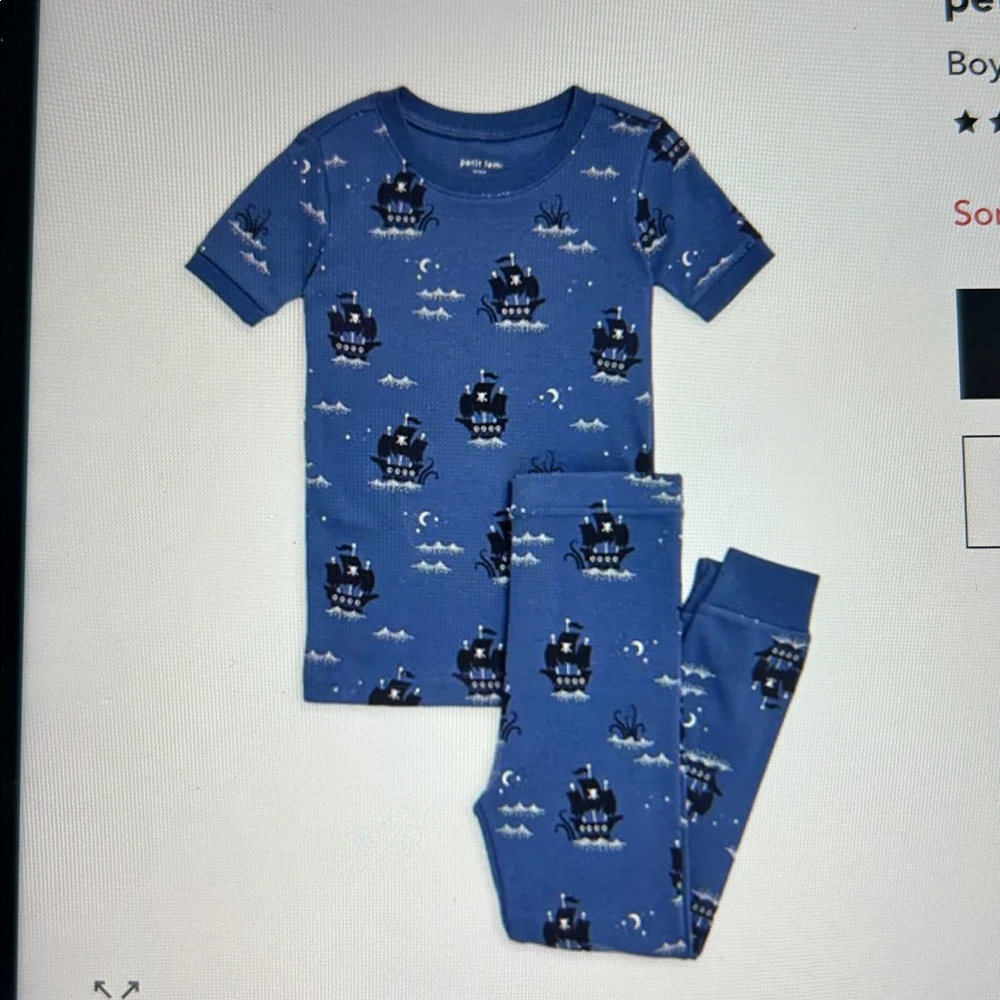 Petite Lem Pirate Ship PJ Set, 7